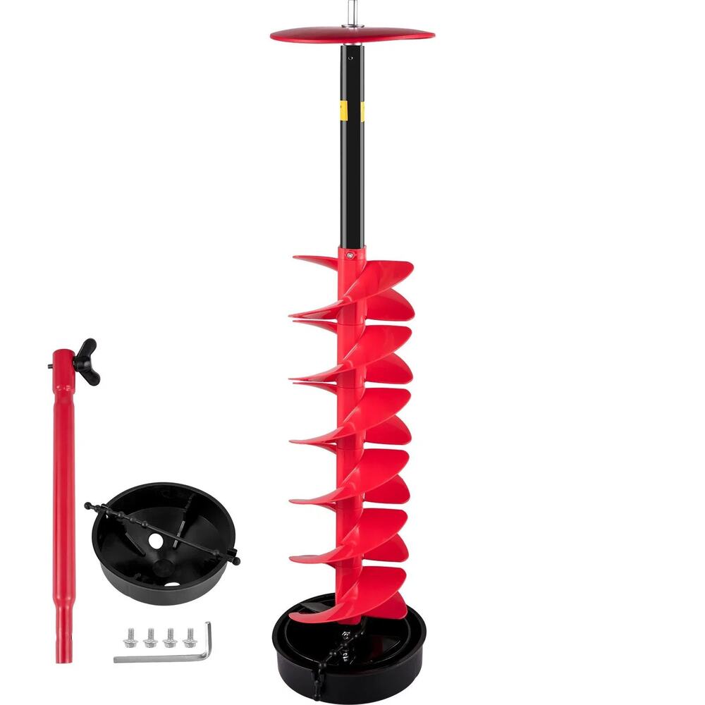 Ice Drill Auger, 6\" Diameter Nylon Ice Auger, 39\" Length Ice Auger Bit,Auger D